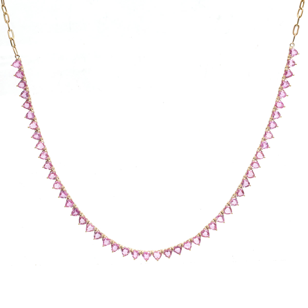 JPNC-951/14933 Pink Sapphire Necklace | 14K