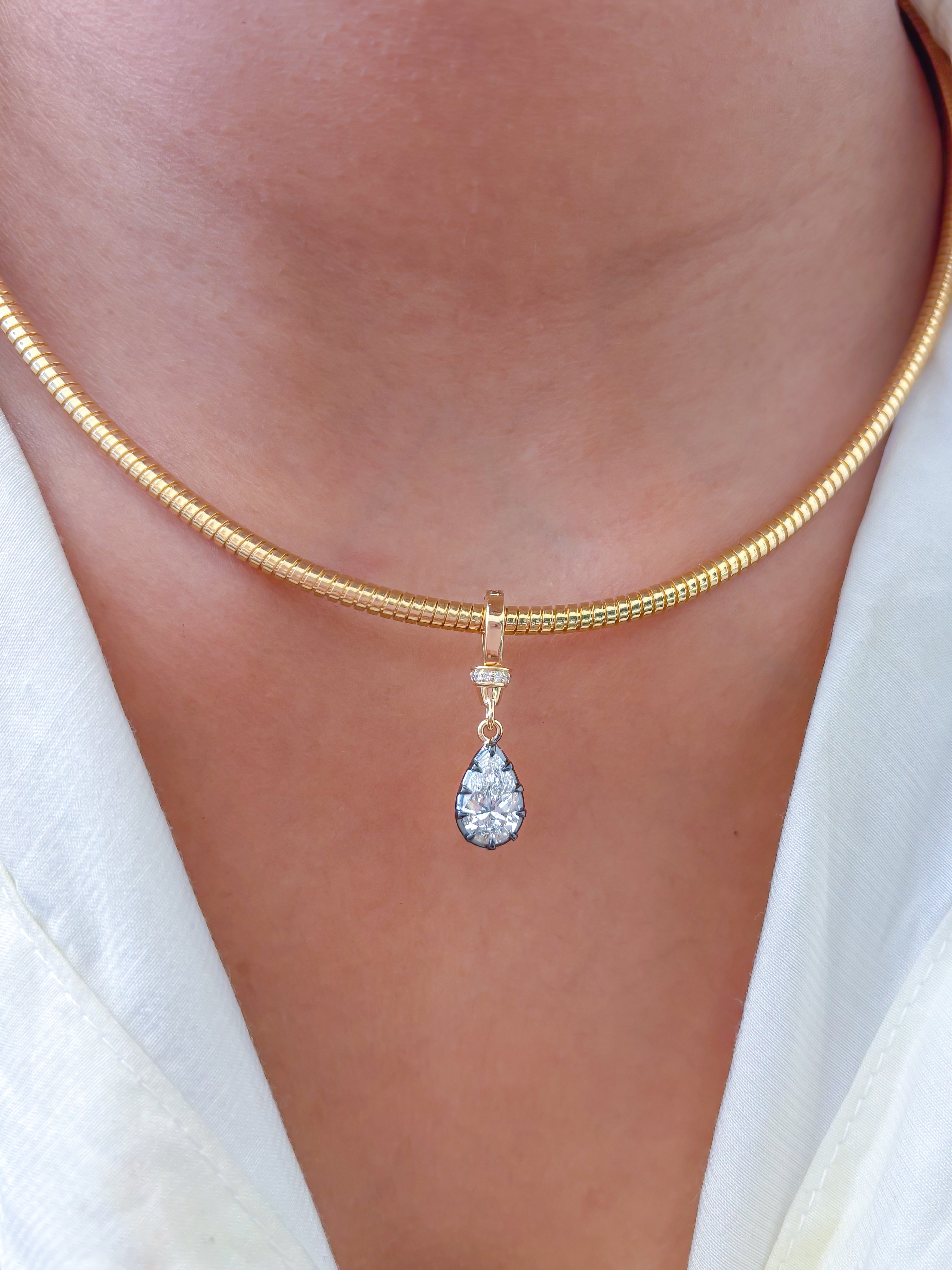 JPPD-1006/10396 Lab Grown Diamond Pendant | 14K