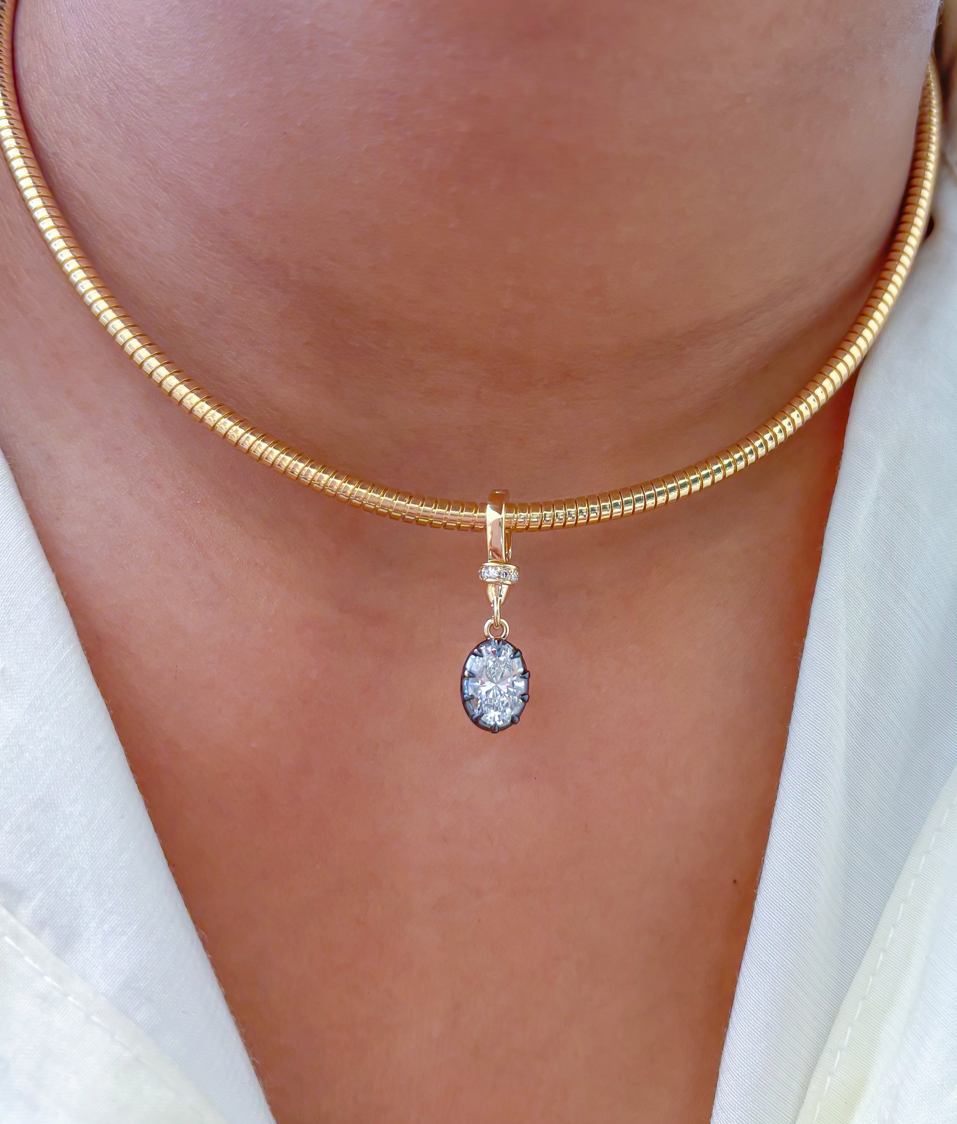JPPD-1010/10400 Lab Grown Diamond Pendant | 14K