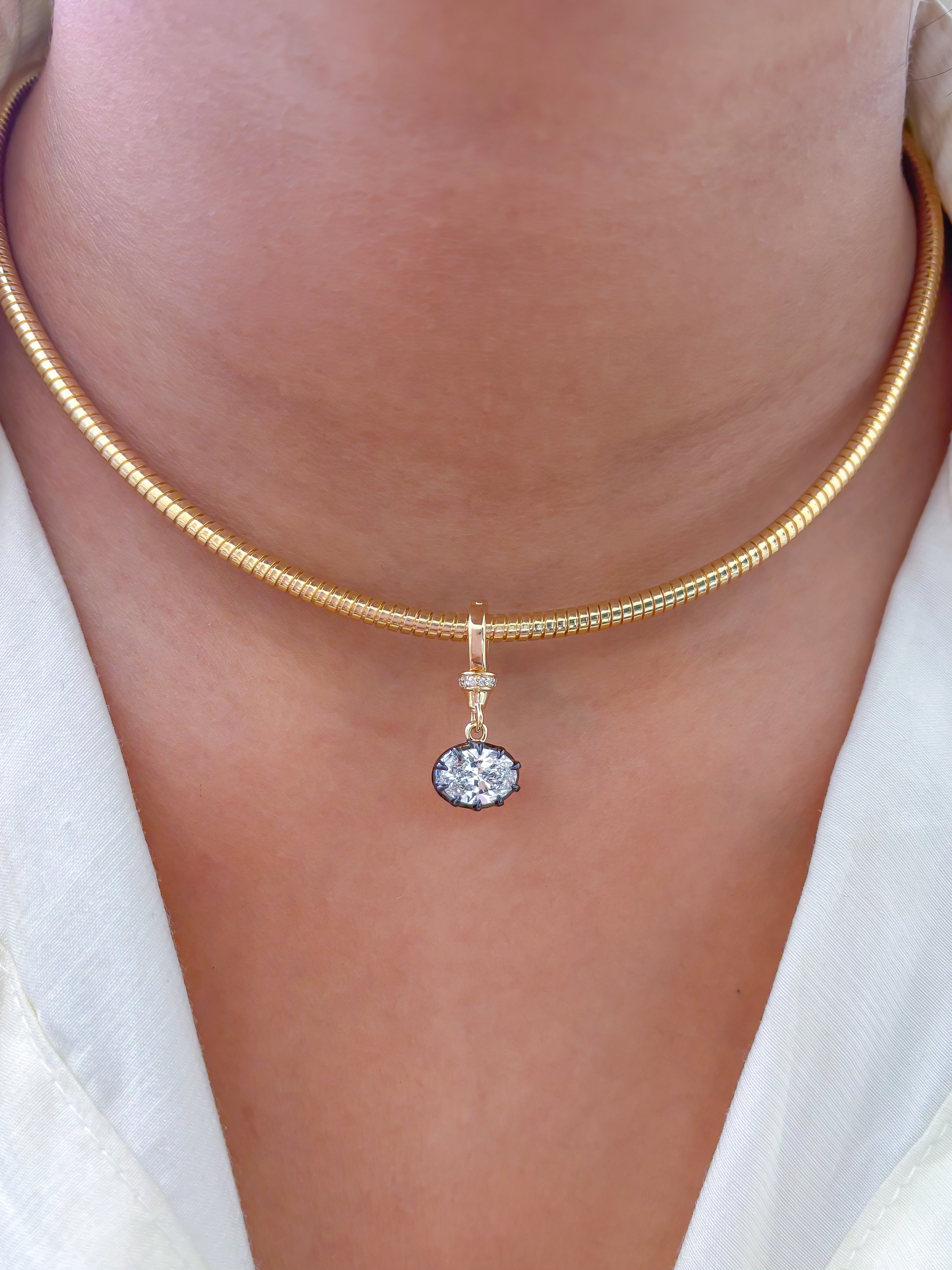 JPPD-1011/10401 Lab Grown Diamond Pendant | 14K