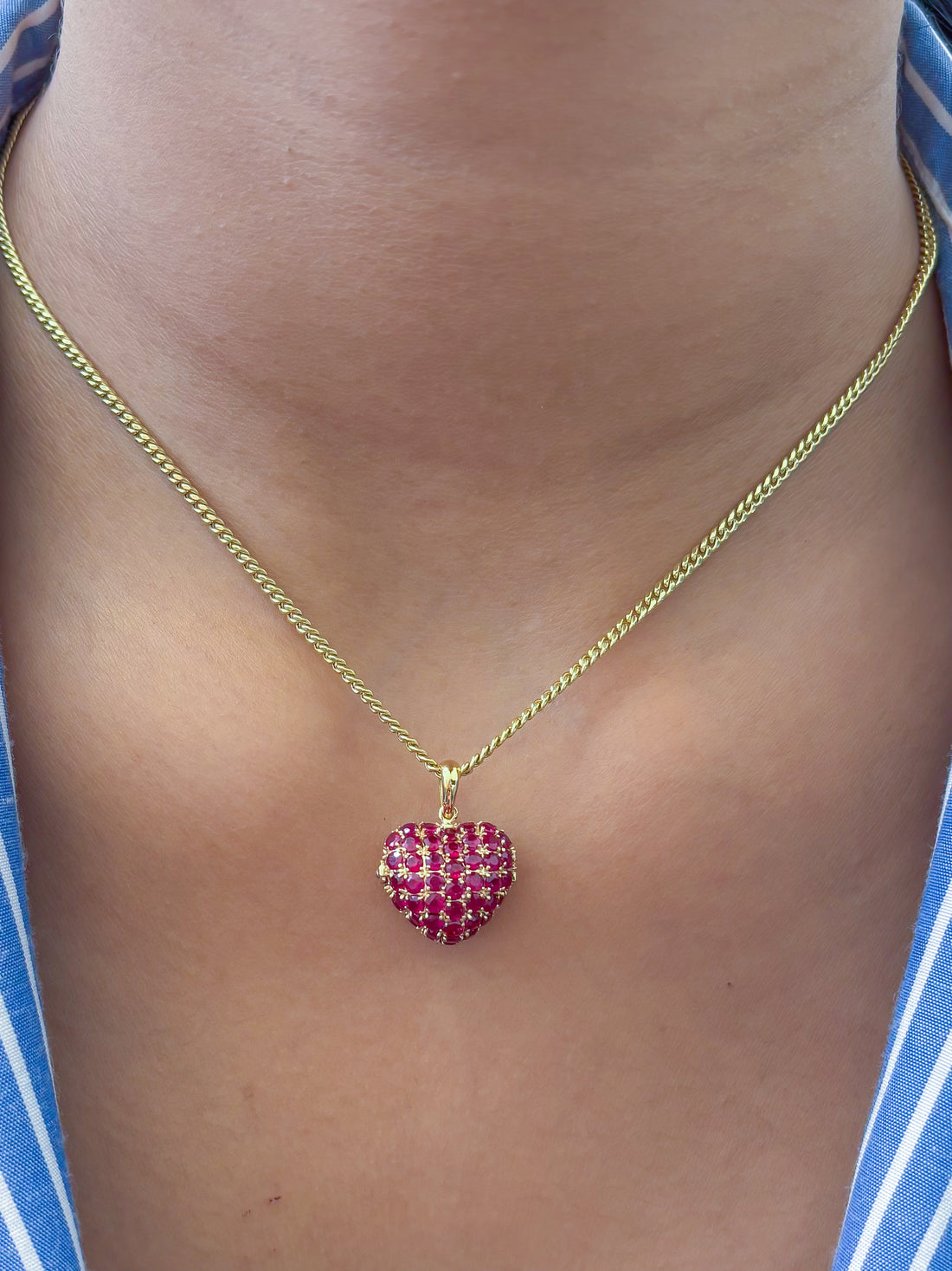 JPPD-1046/10604 Ruby Pendant | 18K