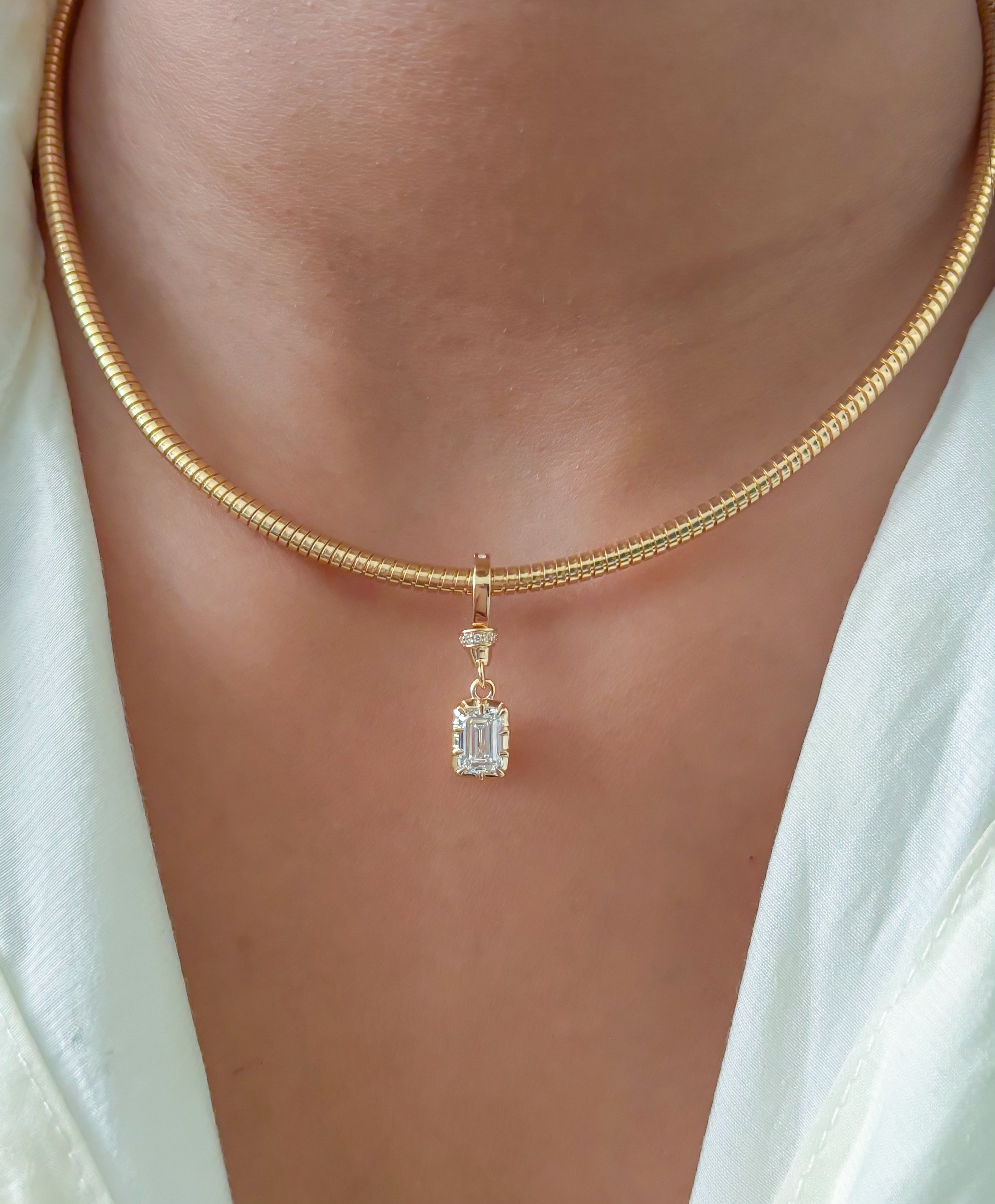 JPPD-1051/10615 Lab Grown Diamond Pendant | 14K