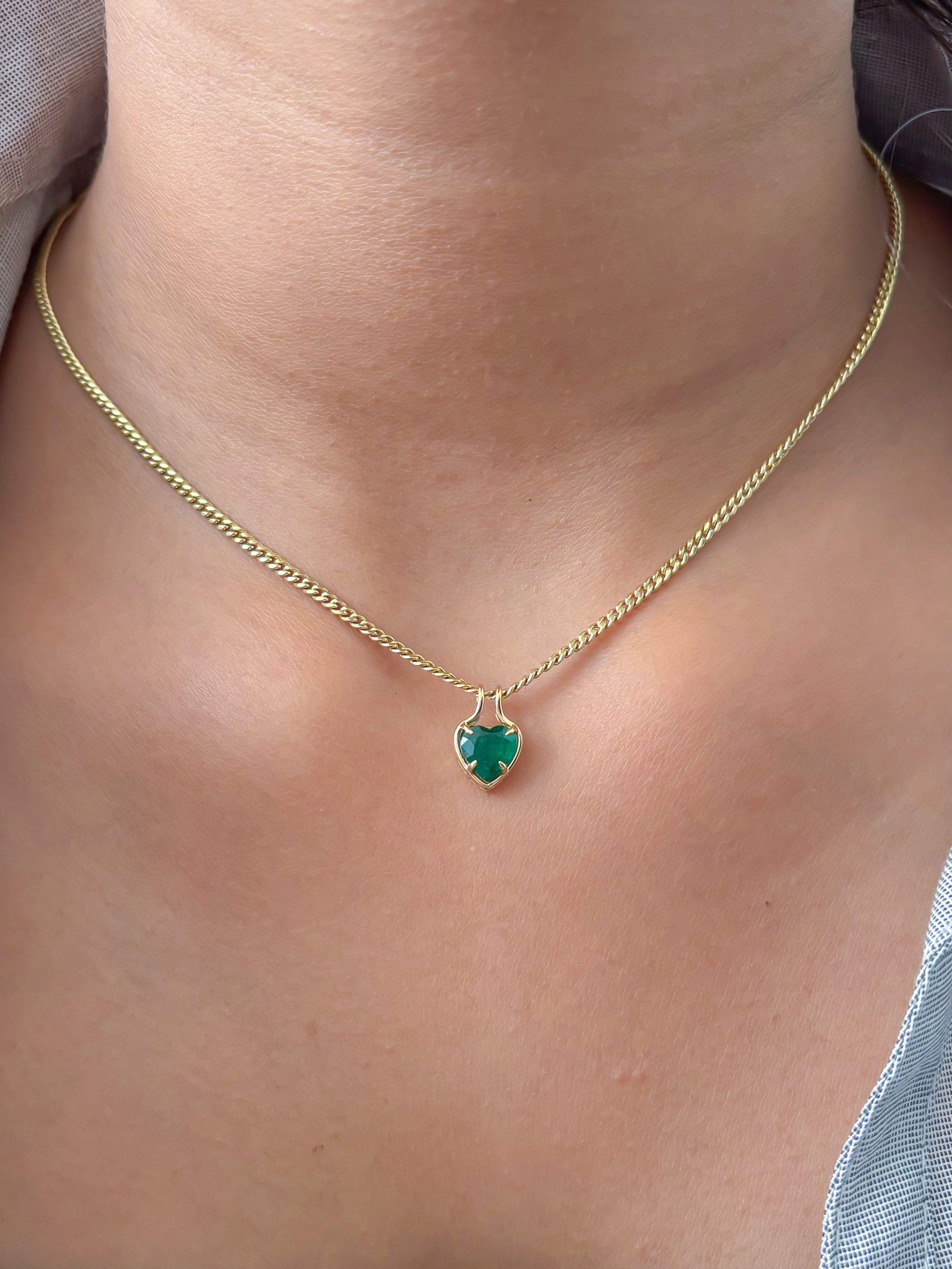 JPPD-1072/10733 Emerald Pendant | 18K
