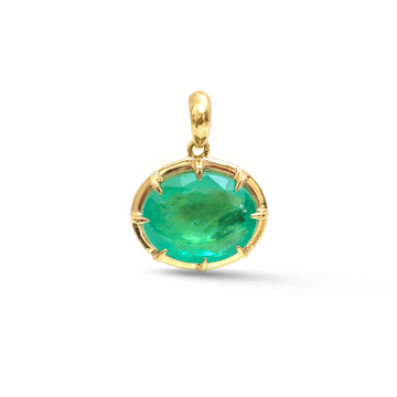 JPPD-1091/10823 Emerald Pendant | 14K