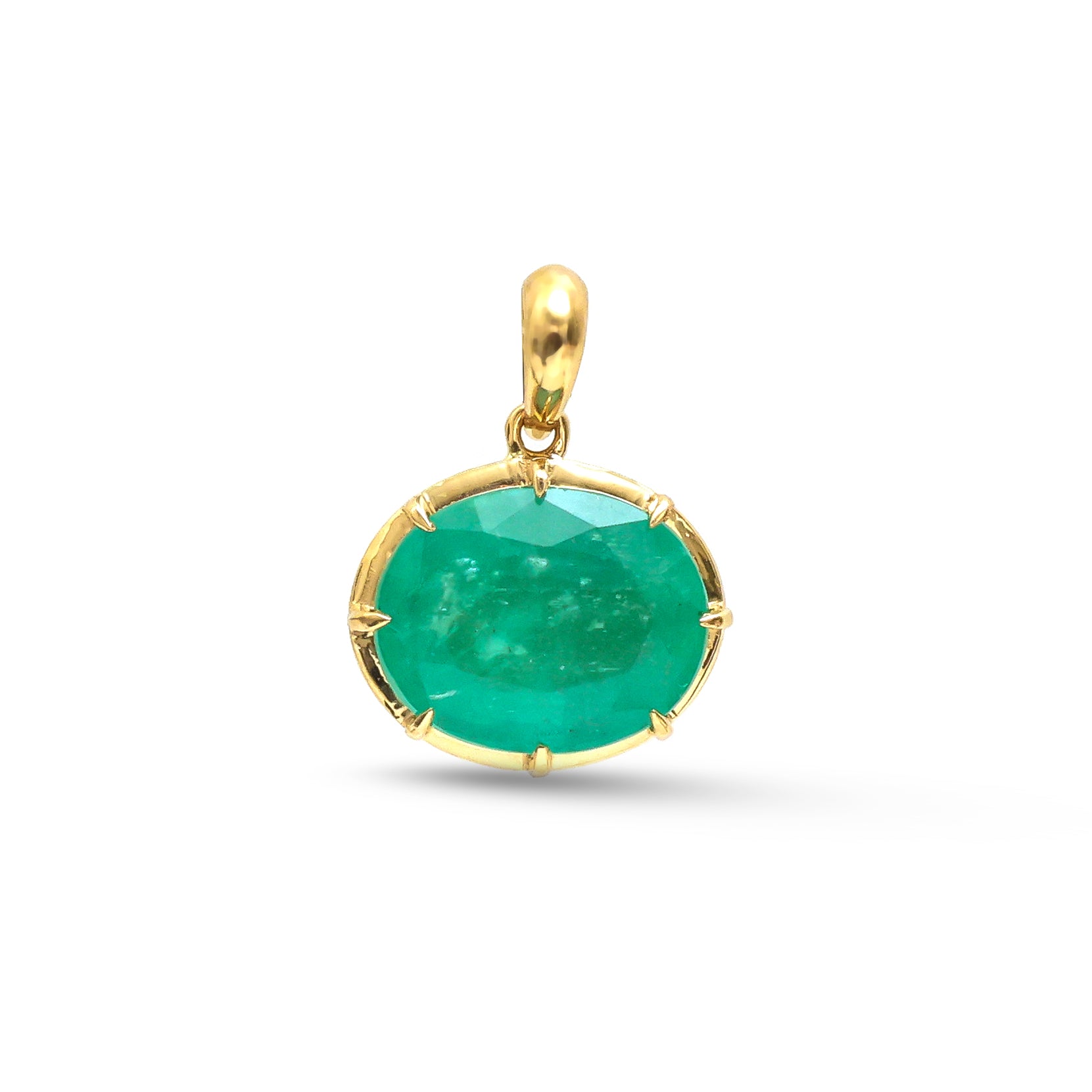 JPPD-1092/10824 Emerald Pendant | 14K