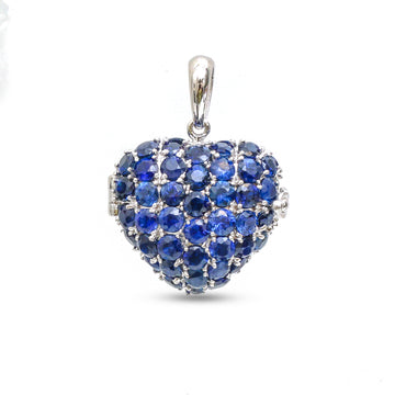 JPPD-1165/11577 Blue Sapphire Pendant | 14K