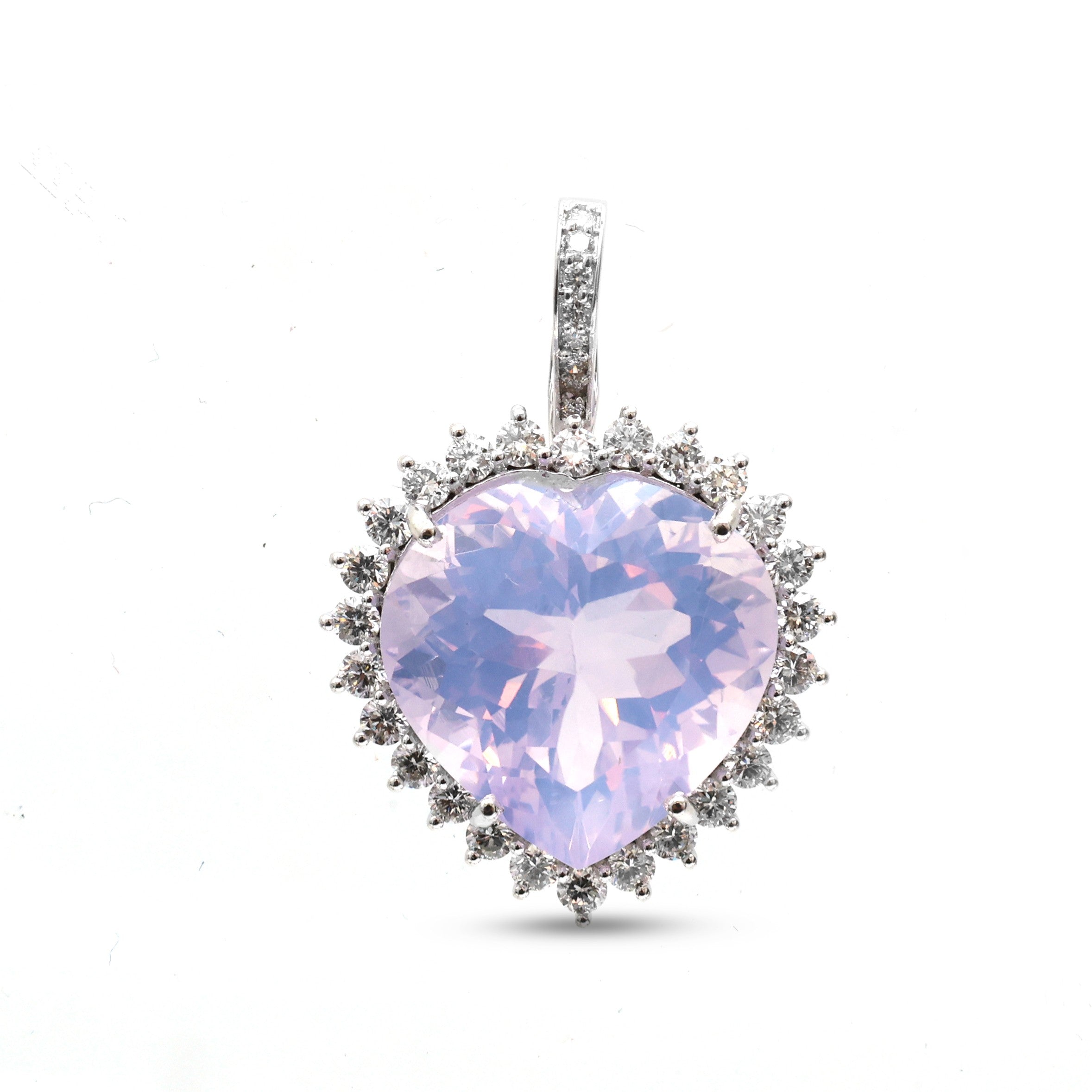 JPPD-1172/11707 Lavender Diamond Pendant | 14K