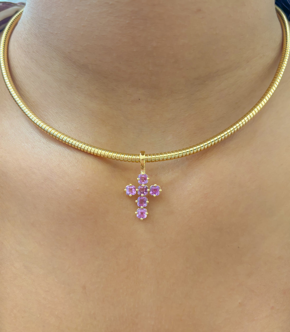 JPPD-1207/12016 Pink Sapphire Pendant | 18K