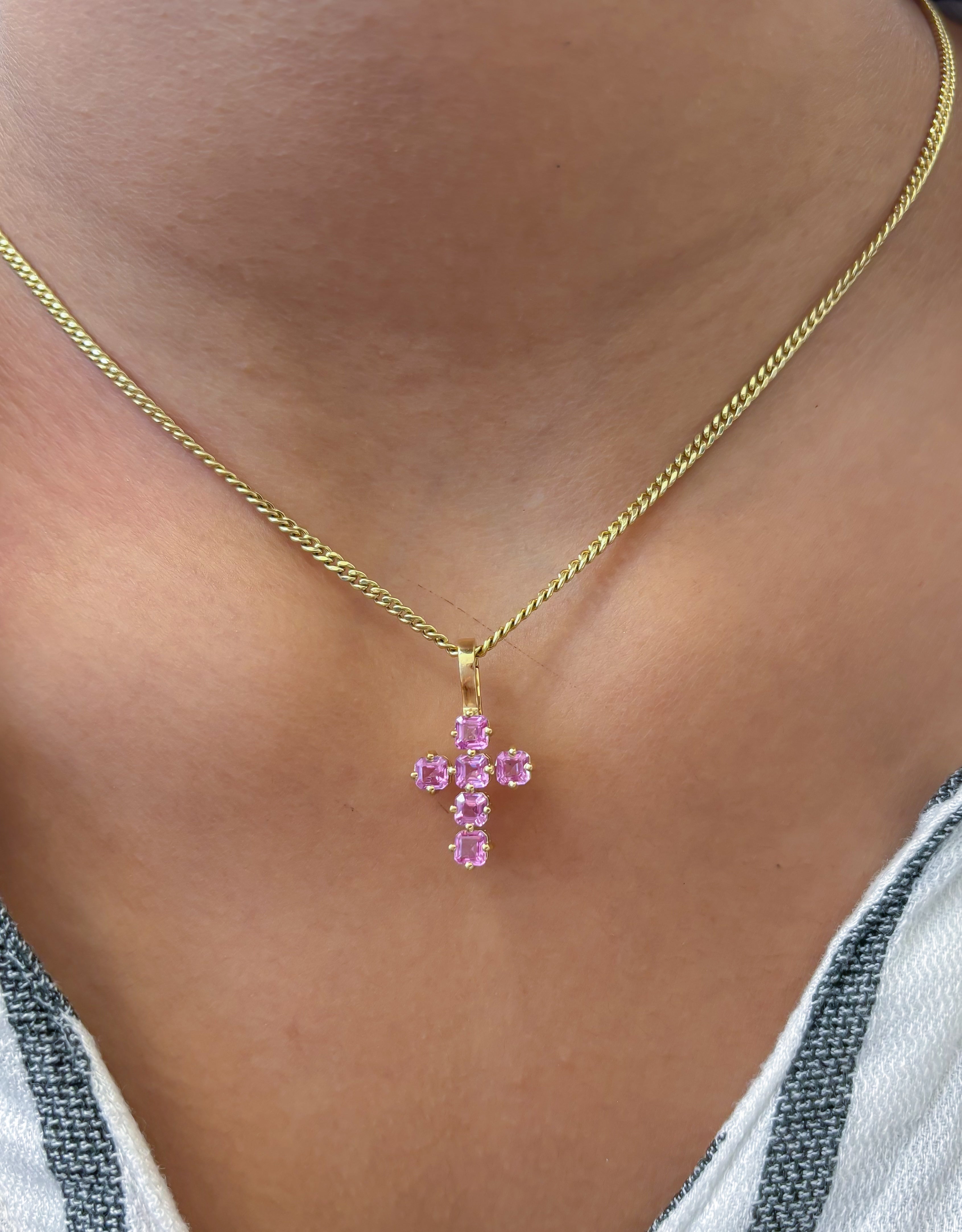 JPPD-1288/12534 Pink Sapphire Pendant | 18K