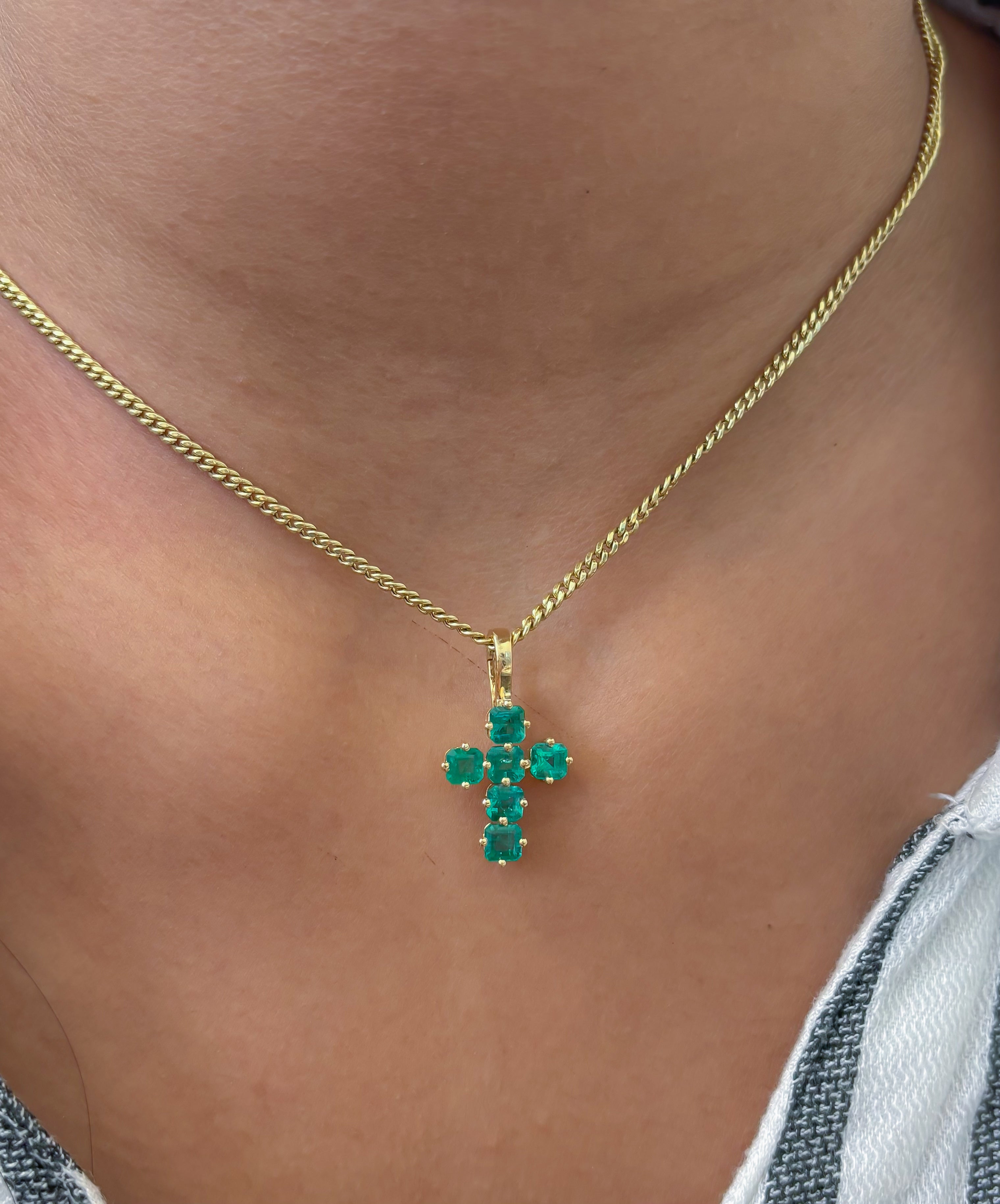 JPPD-1290/12536 Emerald Pendant | 18K