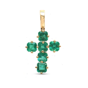 JPPD-1290/12536 Emerald Pendant | 18K