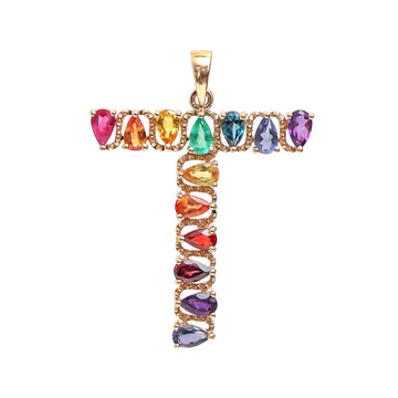 JPPD-143/2640 Rainbow Pendant | 14K