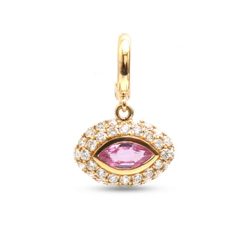JPPD-1478/13668 Pink Sapphire Diamond Pendant | 18K