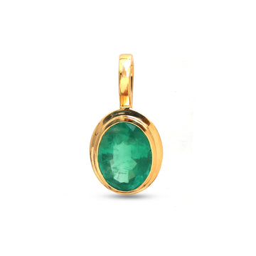 JPPD-1499/13818 Emerald Pendant | 18K