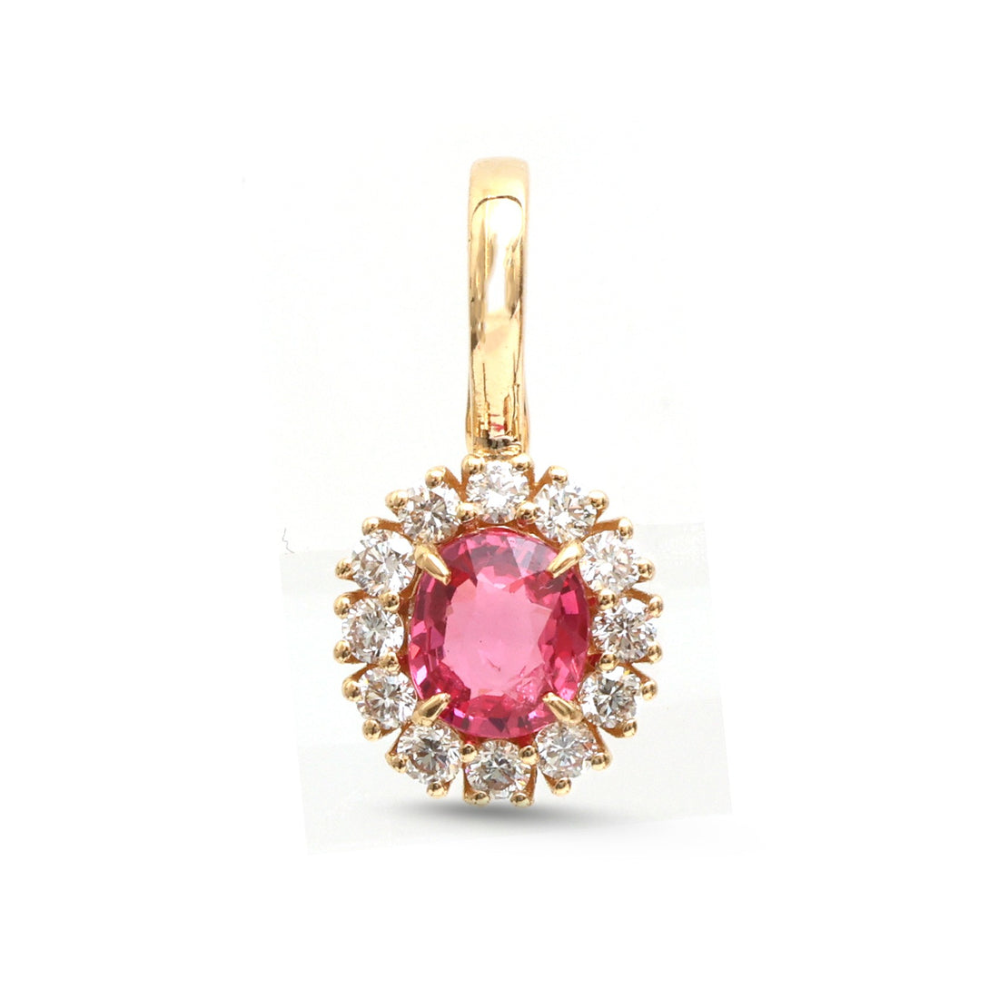 JPPD-1517/13880 Spinal Diamond Pendant | 18K