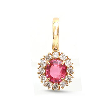 JPPD-1517/13880 Spinal Diamond Pendant | 18K