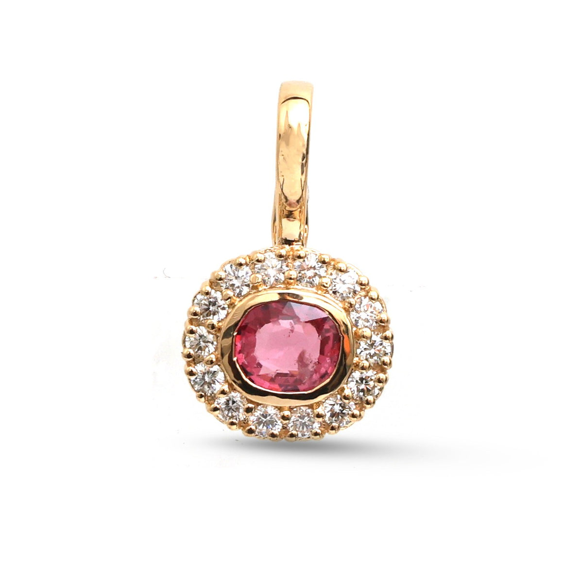 JPPD-1536/13926 Spinal Diamond Pendant | 18K