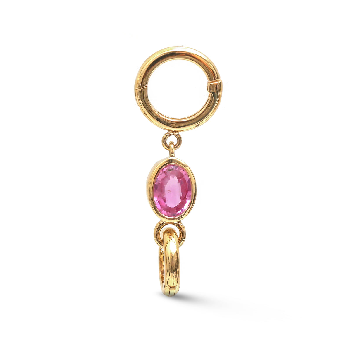 JPPD-1542/13969 Pink Sapphire Pendant | 14K