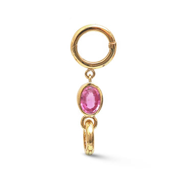 JPPD-1542/13969 Pink Sapphire Pendant | 14K