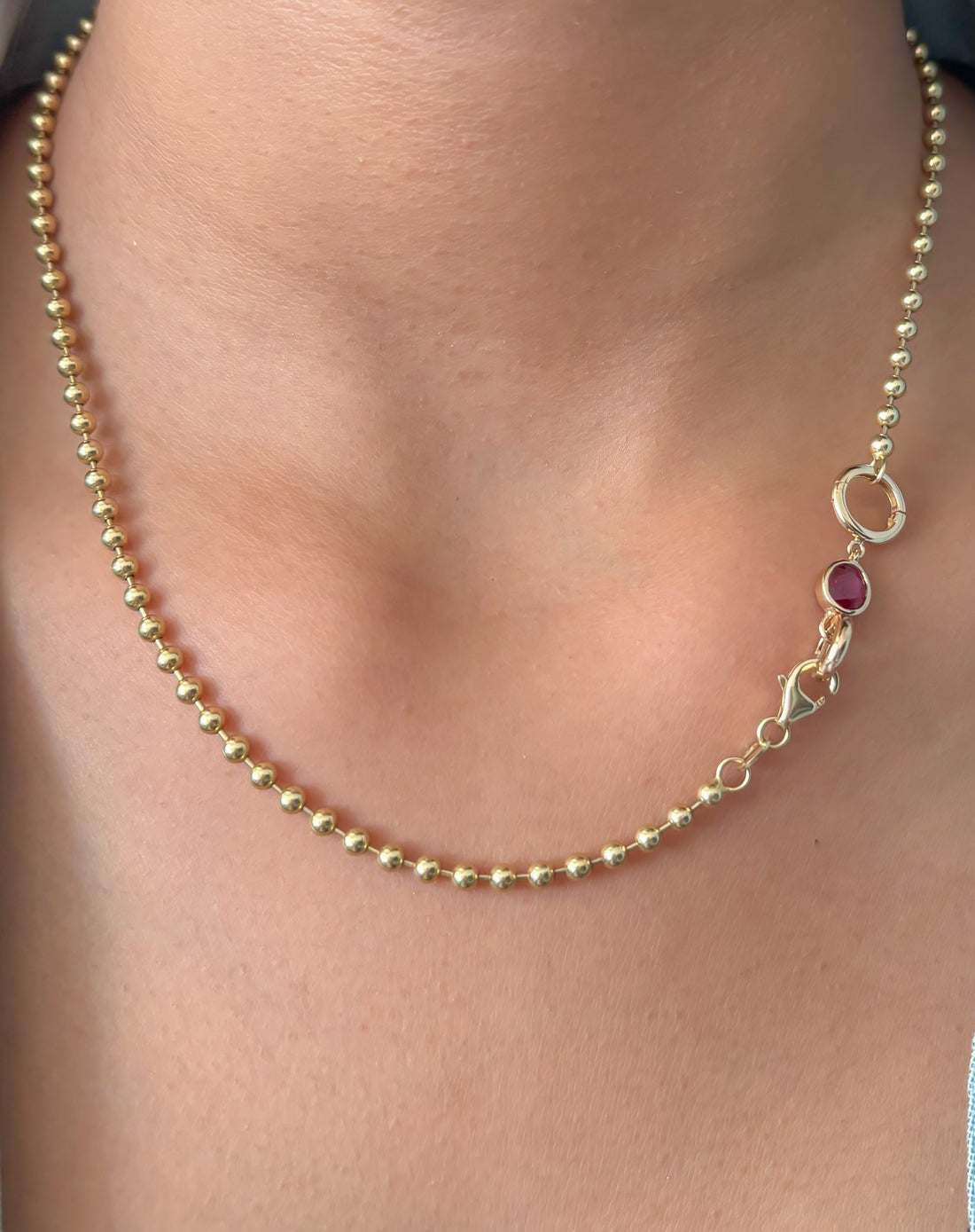 JPPD-1546/13973 Ruby Pendant | 14K