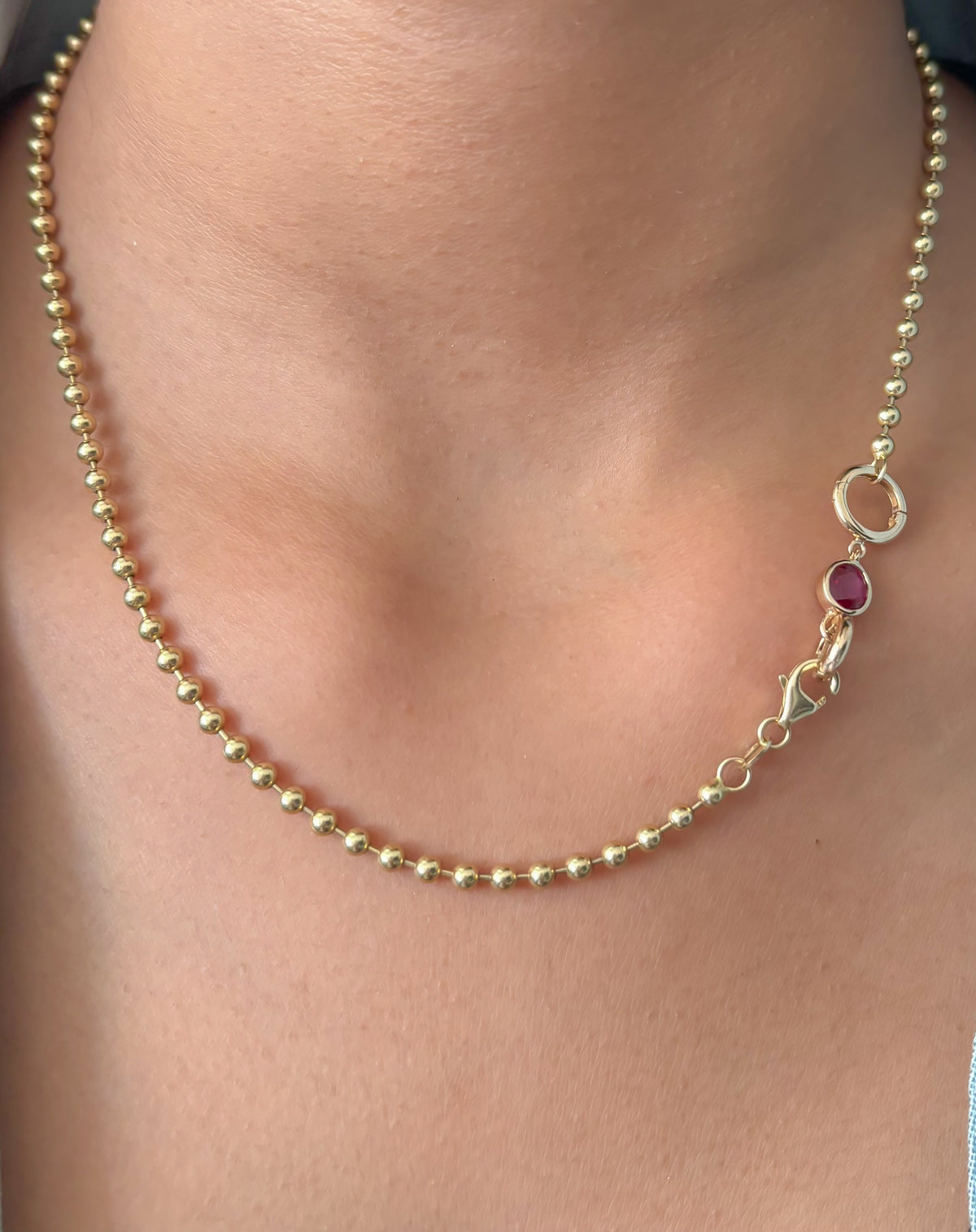 JPPD-1546/13973 Ruby Pendant | 14K