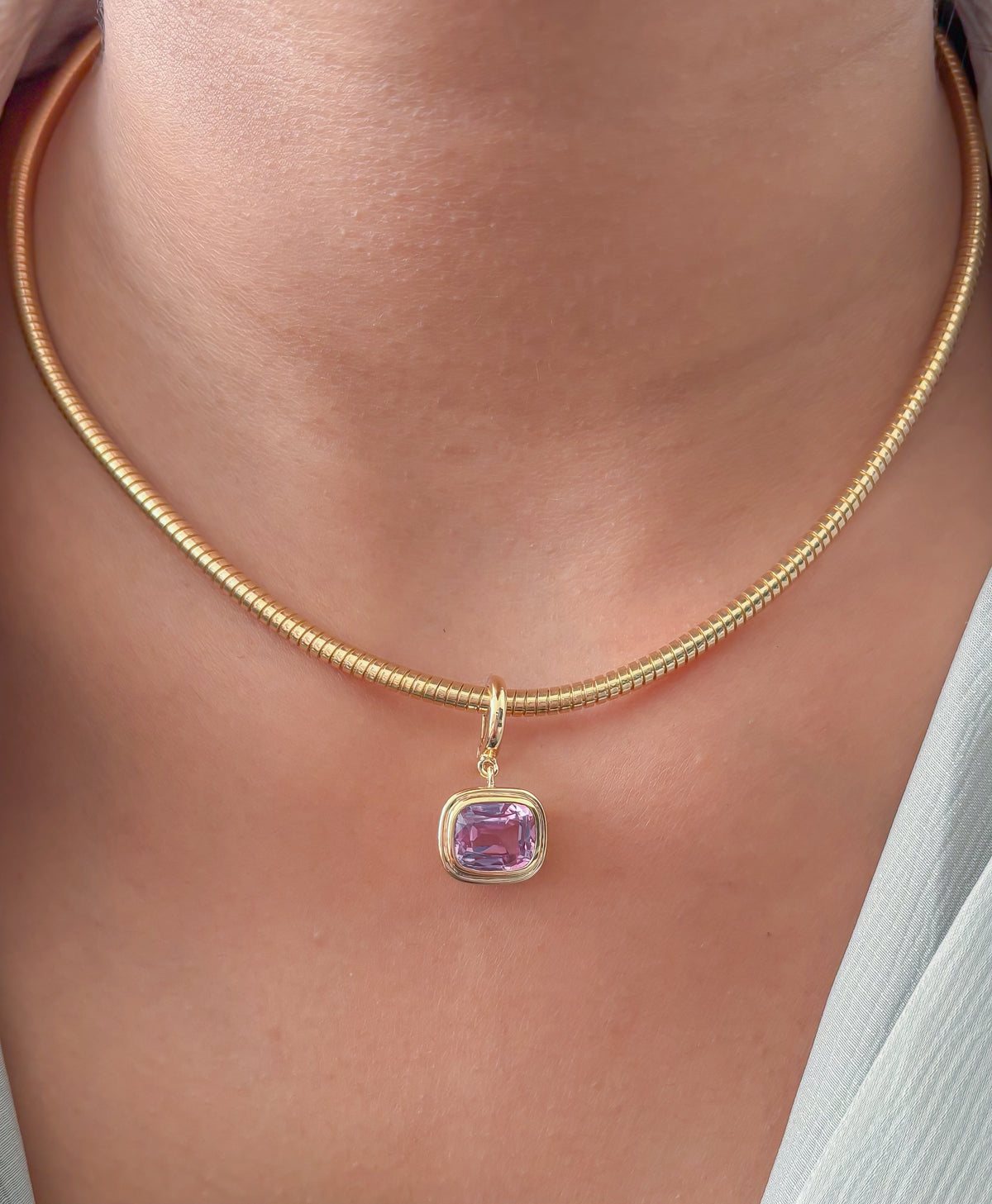 JPPD-1574/14032 Kunzite Pendant | 14K