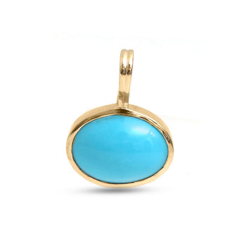 JPPD-1591/14058 Turquoise Pendant | 14K