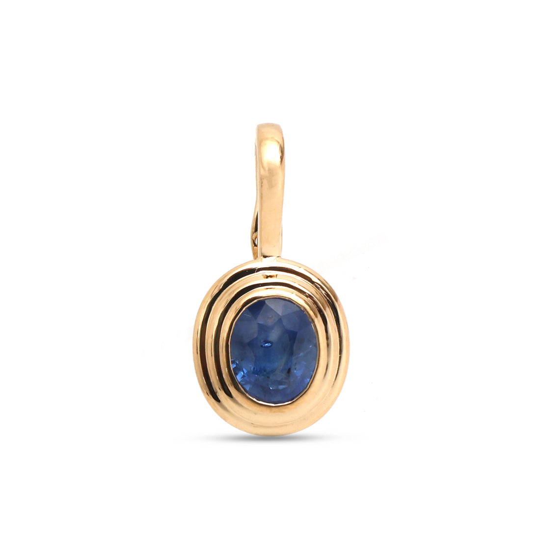 JPPD-1605/14092 Blue Sapphire Pendant | 18K