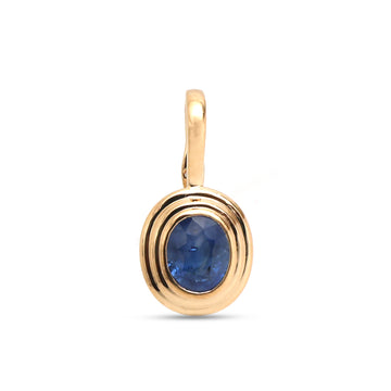 JPPD-1605/14092 Blue Sapphire Pendant | 18K