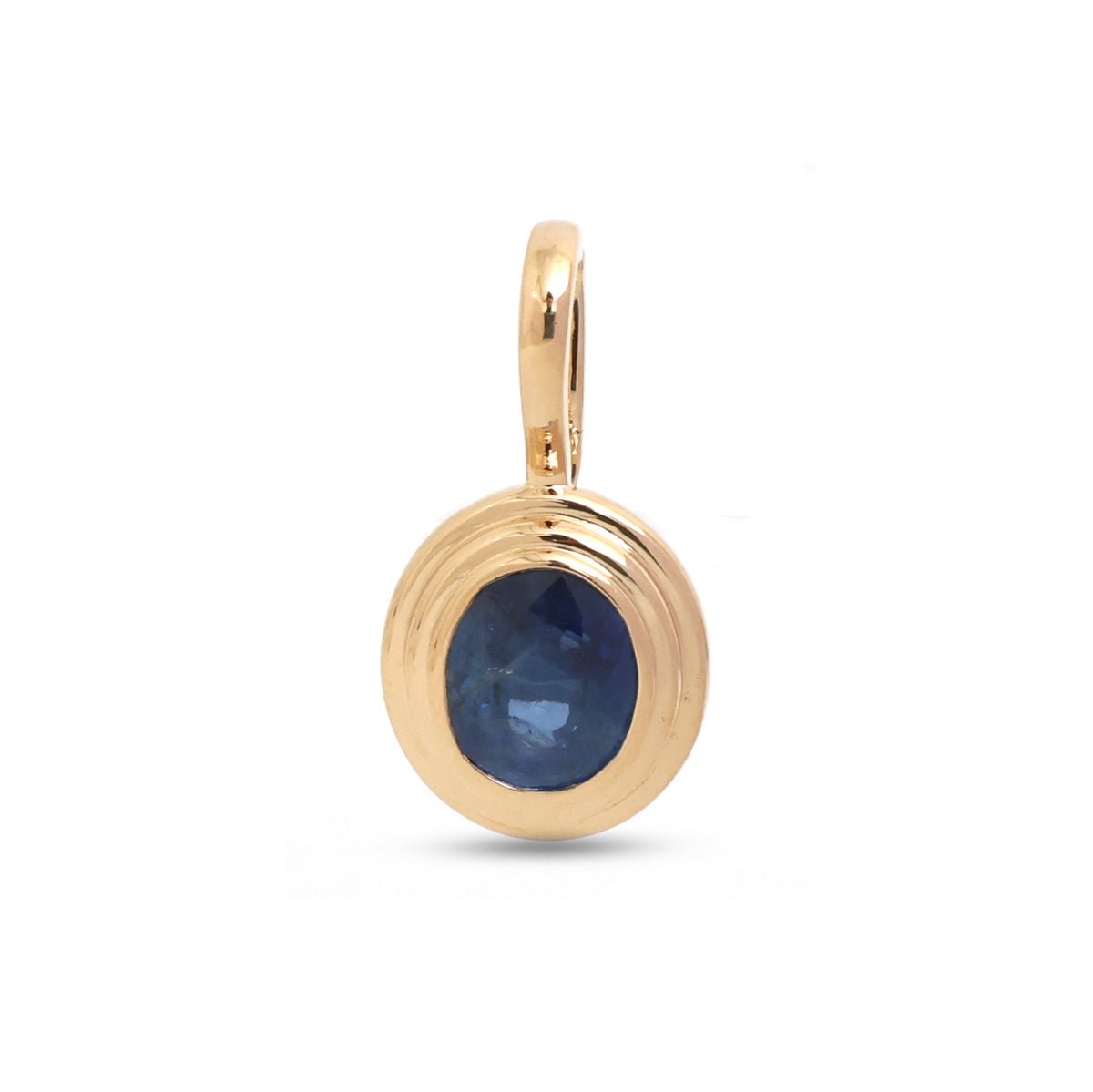 JPPD-1606/14093 Blue Sapphire Pendant | 18K