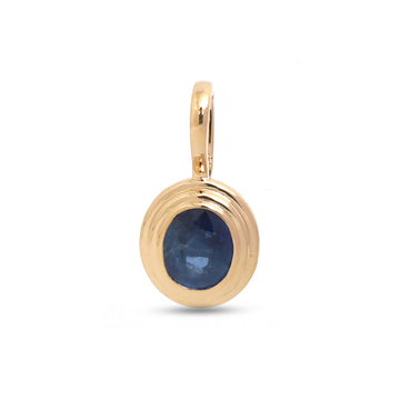 JPPD-1606/14093 Blue Sapphire Pendant | 18K