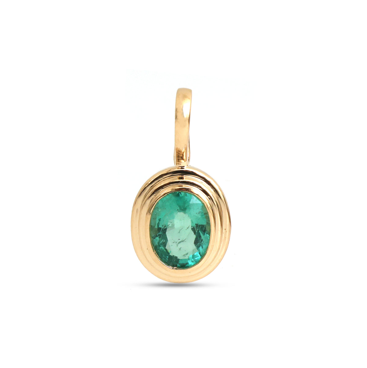 JPPD-1614/14101 Emerald Pendant | 18K