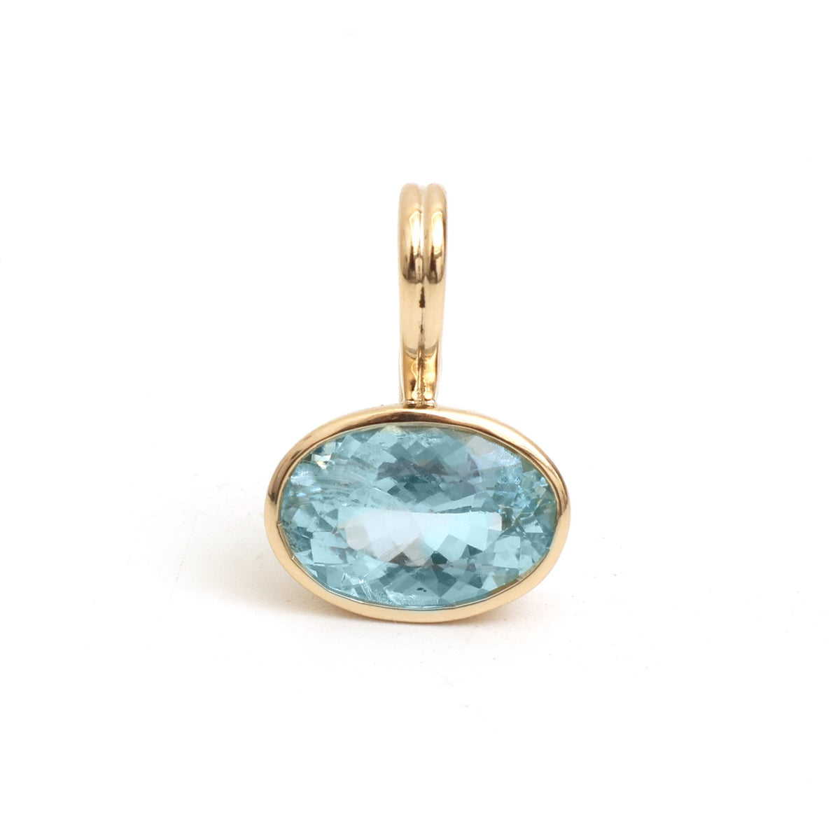 JPPD-1641/14141 Aquamarine Pendant | 14K
