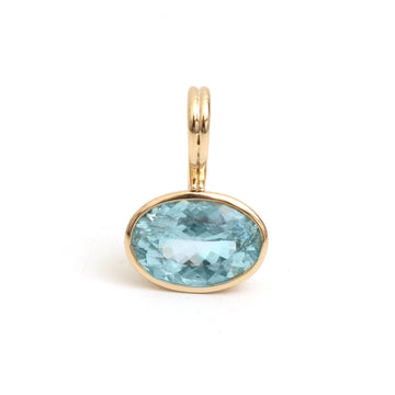 JPPD-1641/14141 Aquamarine Pendant | 14K