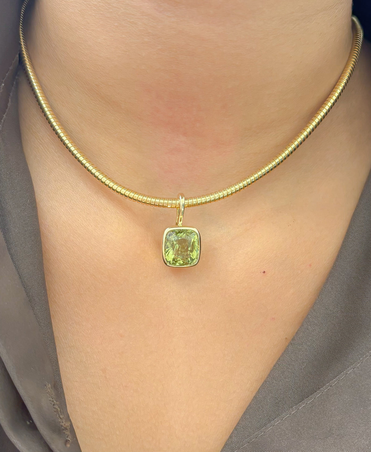 JPPD-1647/14147 Tourmaline Mix Pendant | 14K
