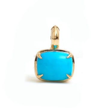 JPPD-1664/14169 Turquoise Pendant | 14K
