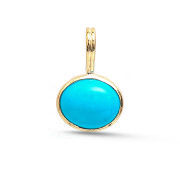 JPPD-1699/14209 Turquoise Pendant | 14K