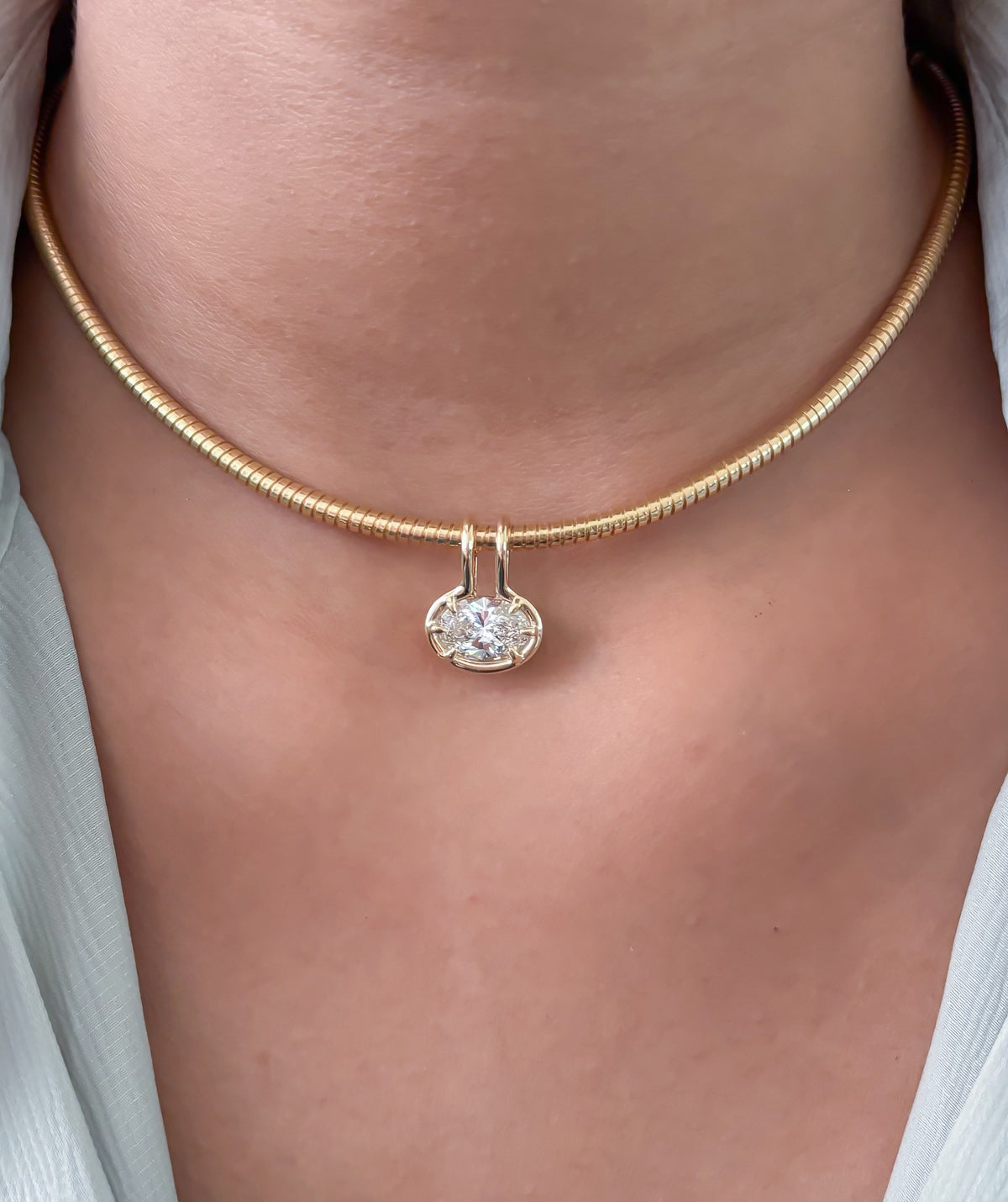 JPPD-1727/14245 Lab Grown Diamond Pendant | 14K