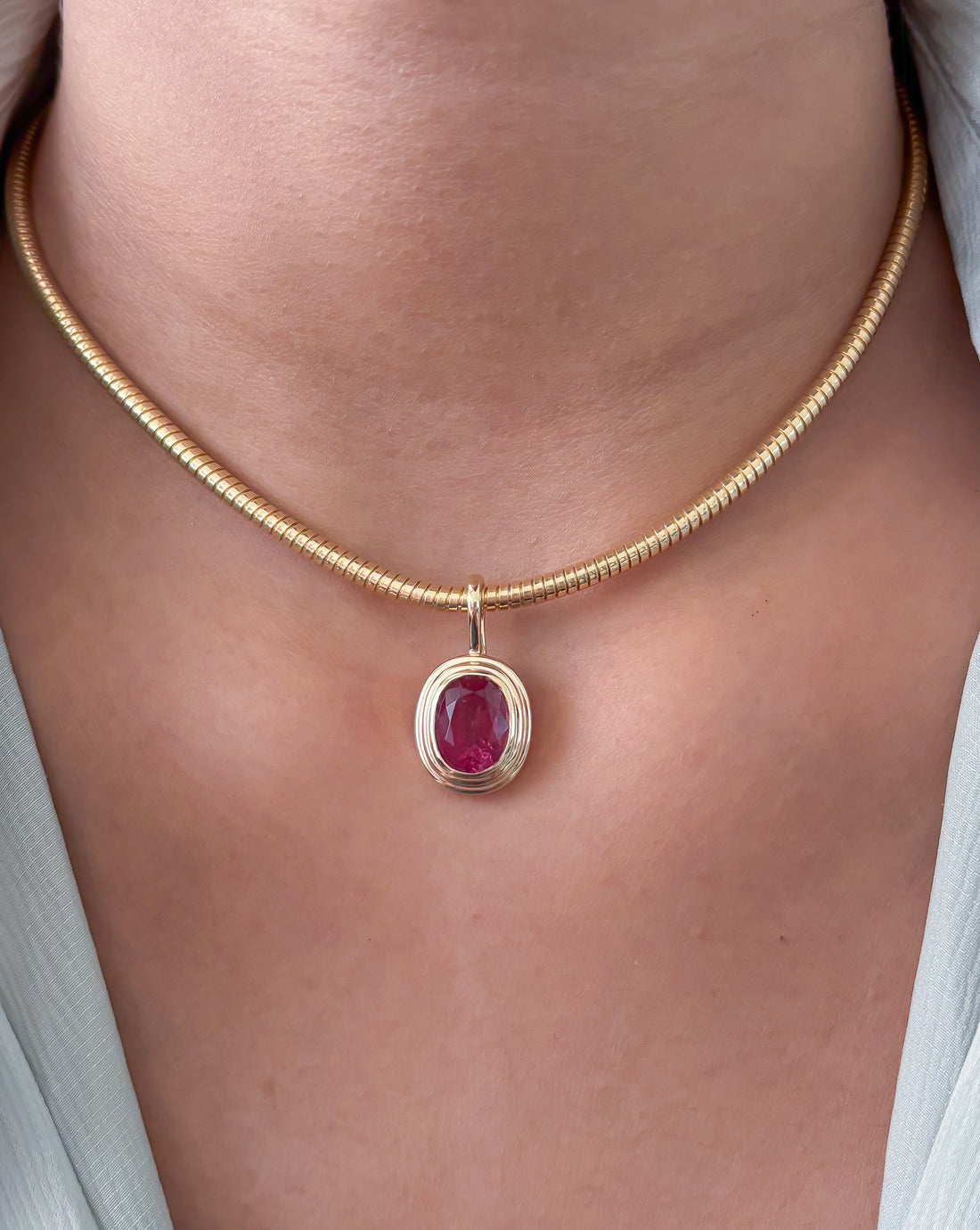 JPPD-1752/14270 Rubillite Pendant | 14K