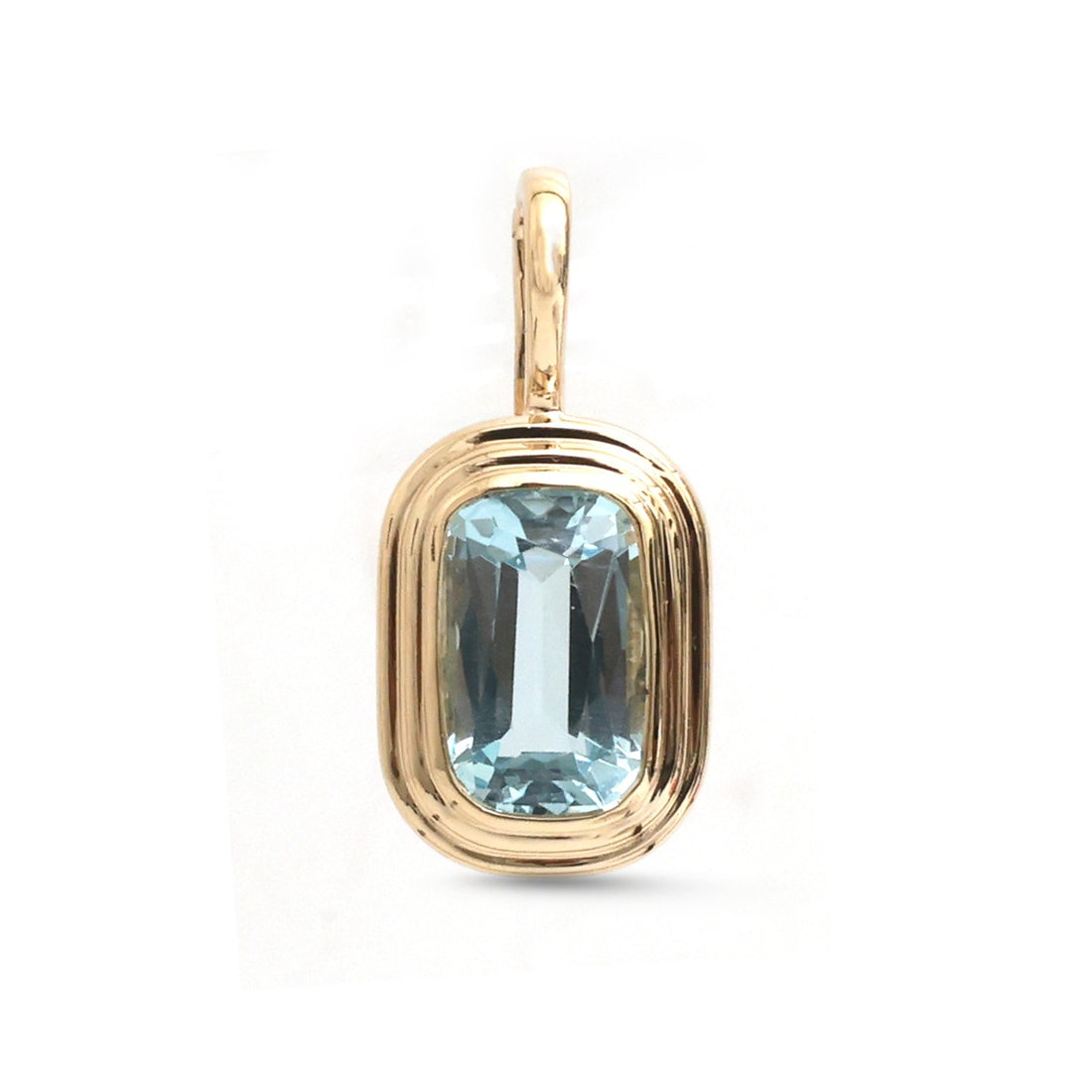 JPPD-1754/14272 Aquamarine Pendant | 14K