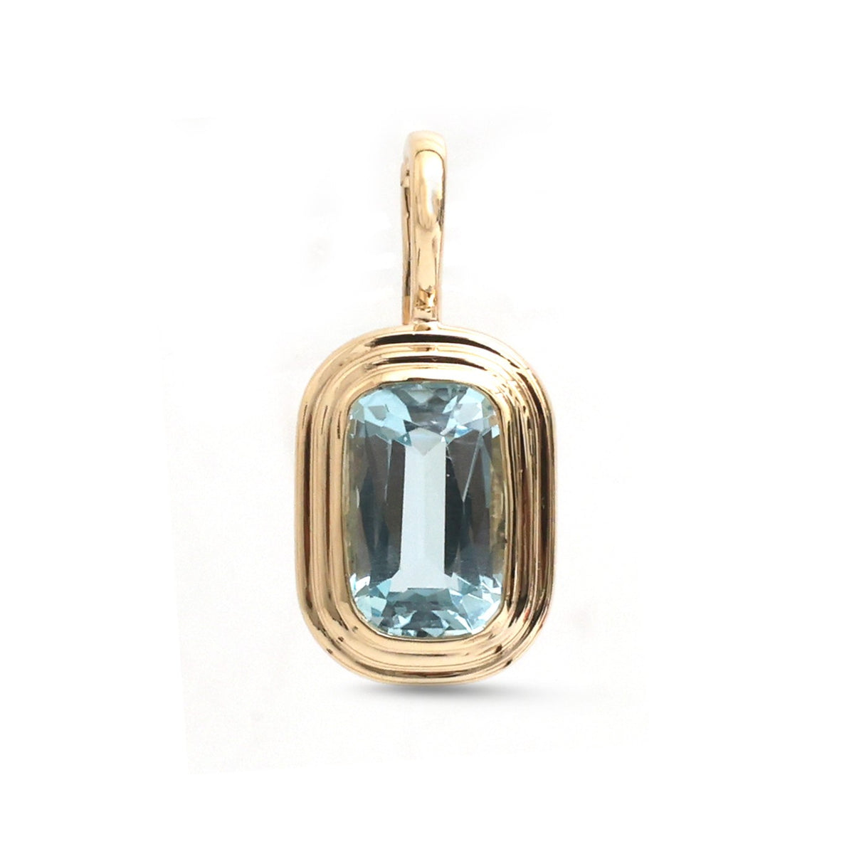 JPPD-1754/14272 Aquamarine Pendant | 14K