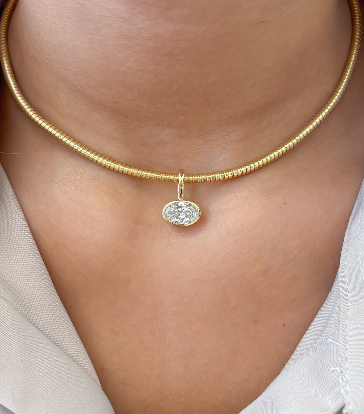 JPPD-1768/14307 Lab Grown Diamond Pendant | 14K