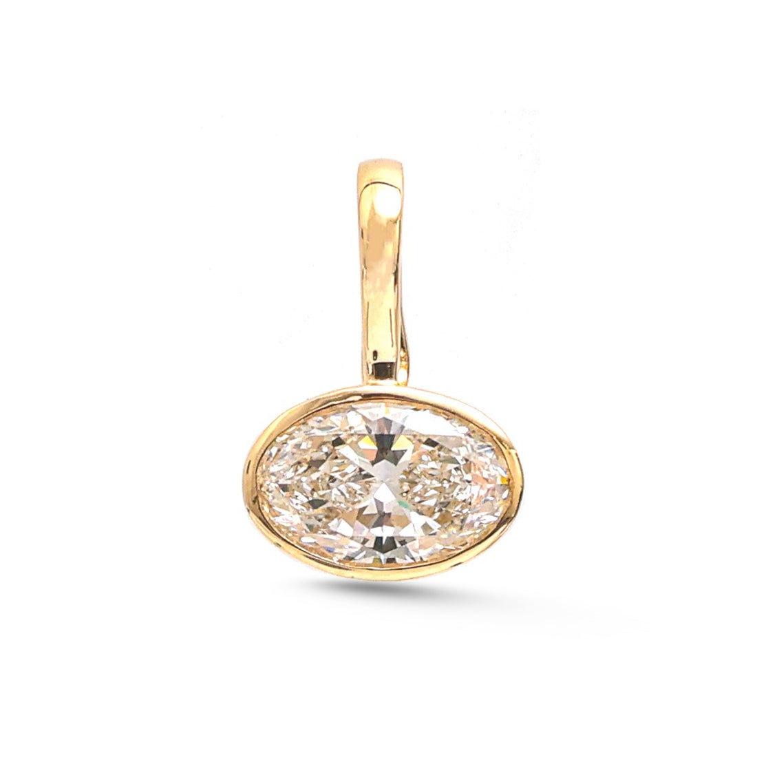 JPPD-1768/14307 Lab Grown Diamond Pendant | 14K