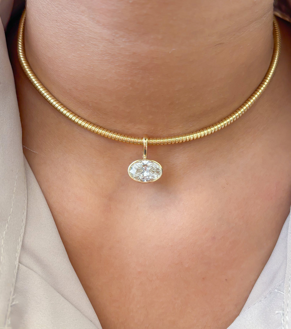 JPPD-1769/14308 Lab Grown Diamond Pendant | 14K