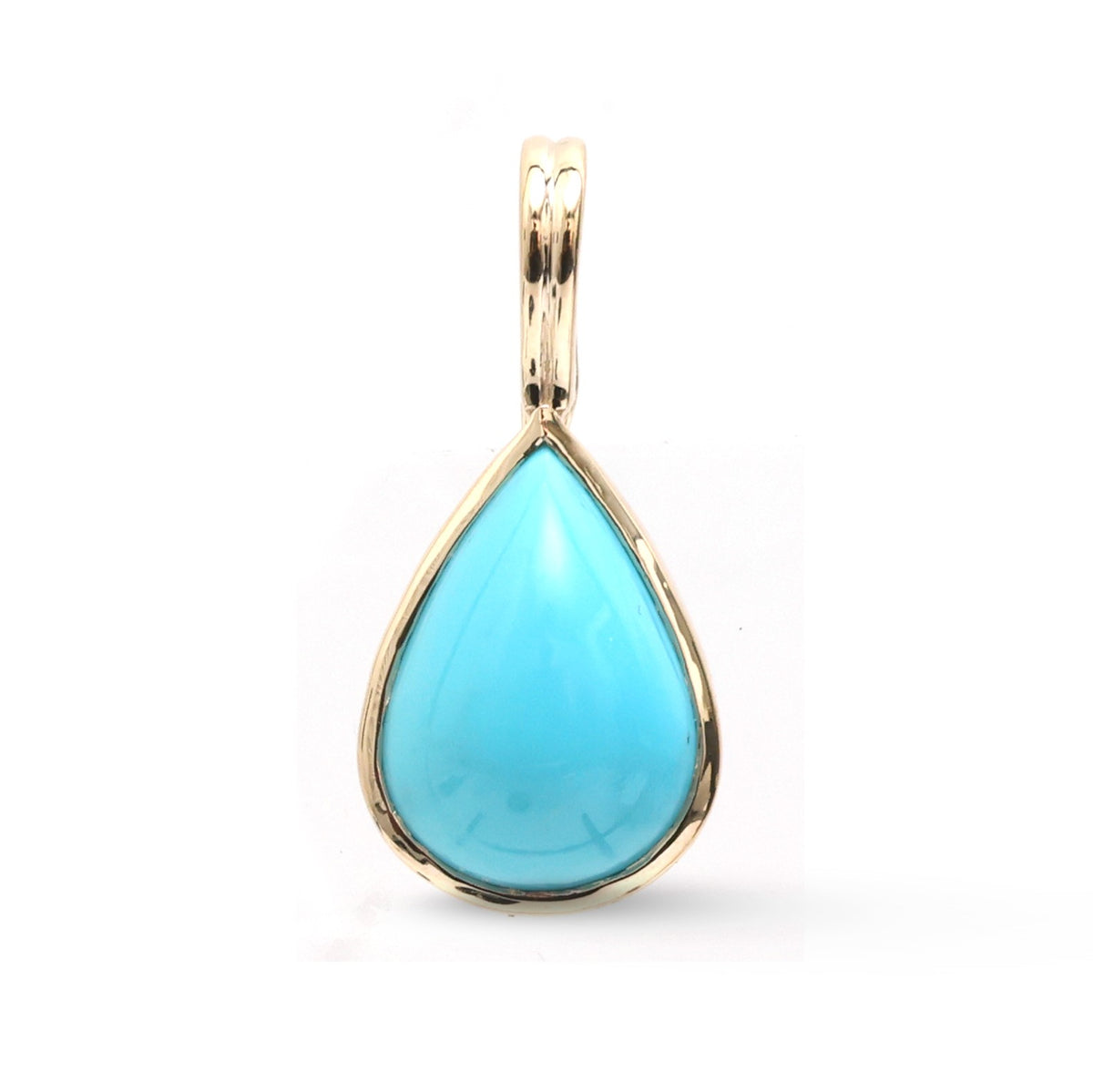 JPPD-1774/14313 Turquoise Pendant | 14K