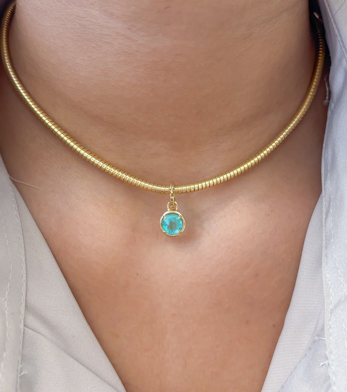 JPPD-1778/14317 Emerald Pendant | 14K