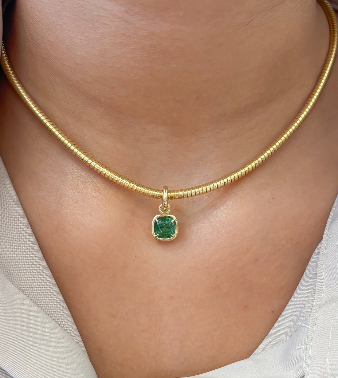 JPPD-1780/14319 Tourmaline Mix Pendant | 14K