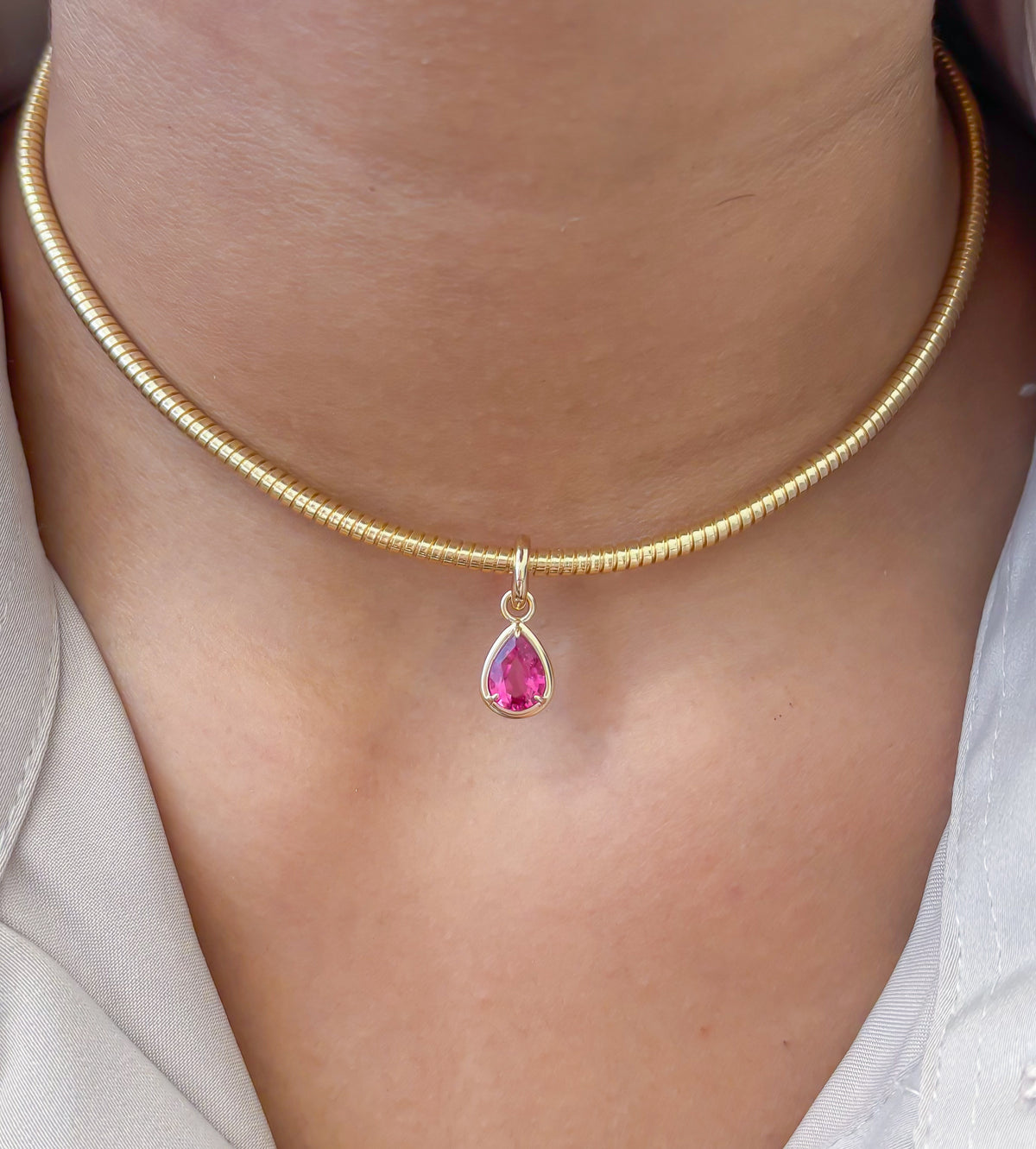 JPPD-1781/14320 Rubillite Pendant | 14K