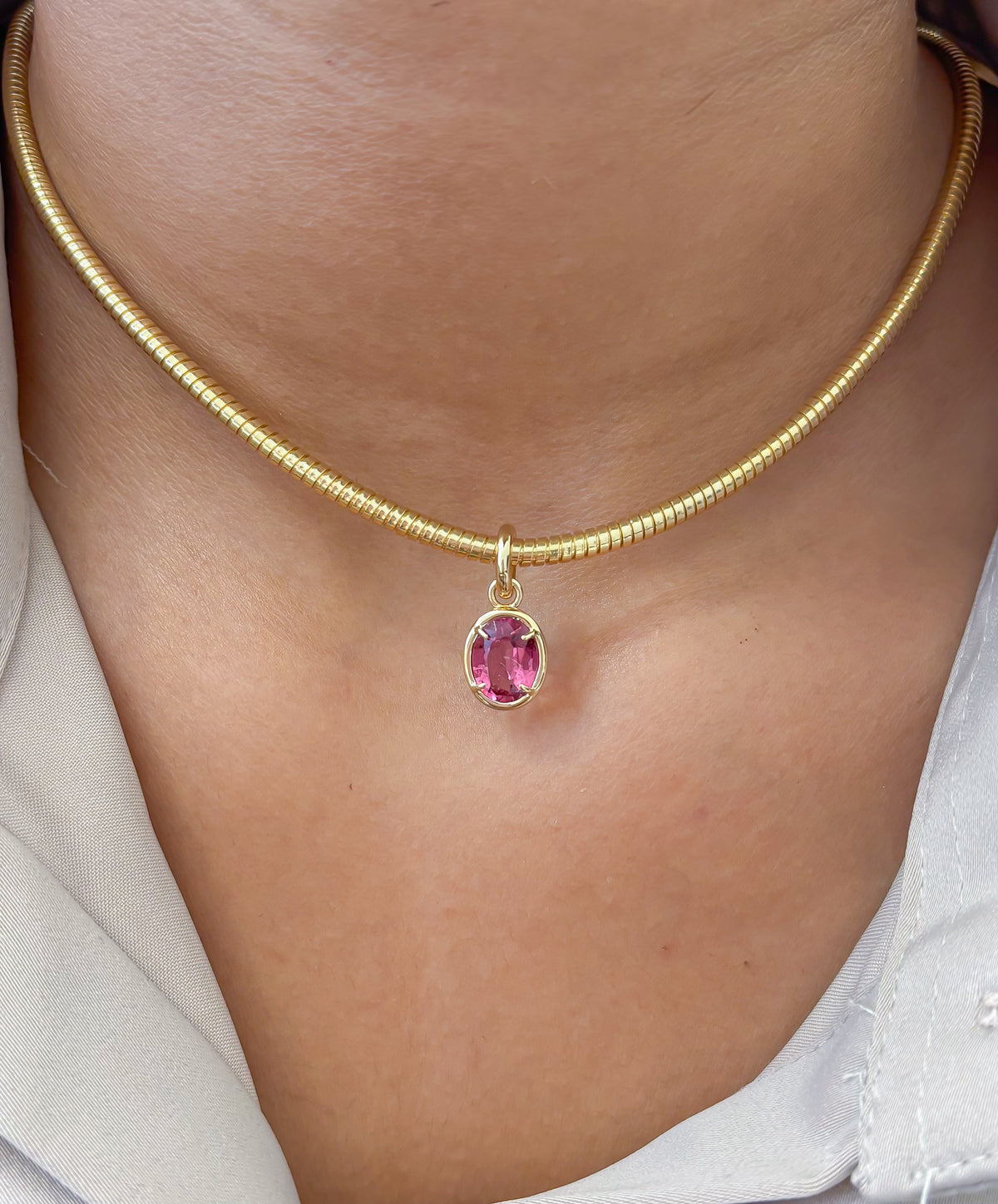 JPPD-1782/14321 Rubillite Pendant | 14K