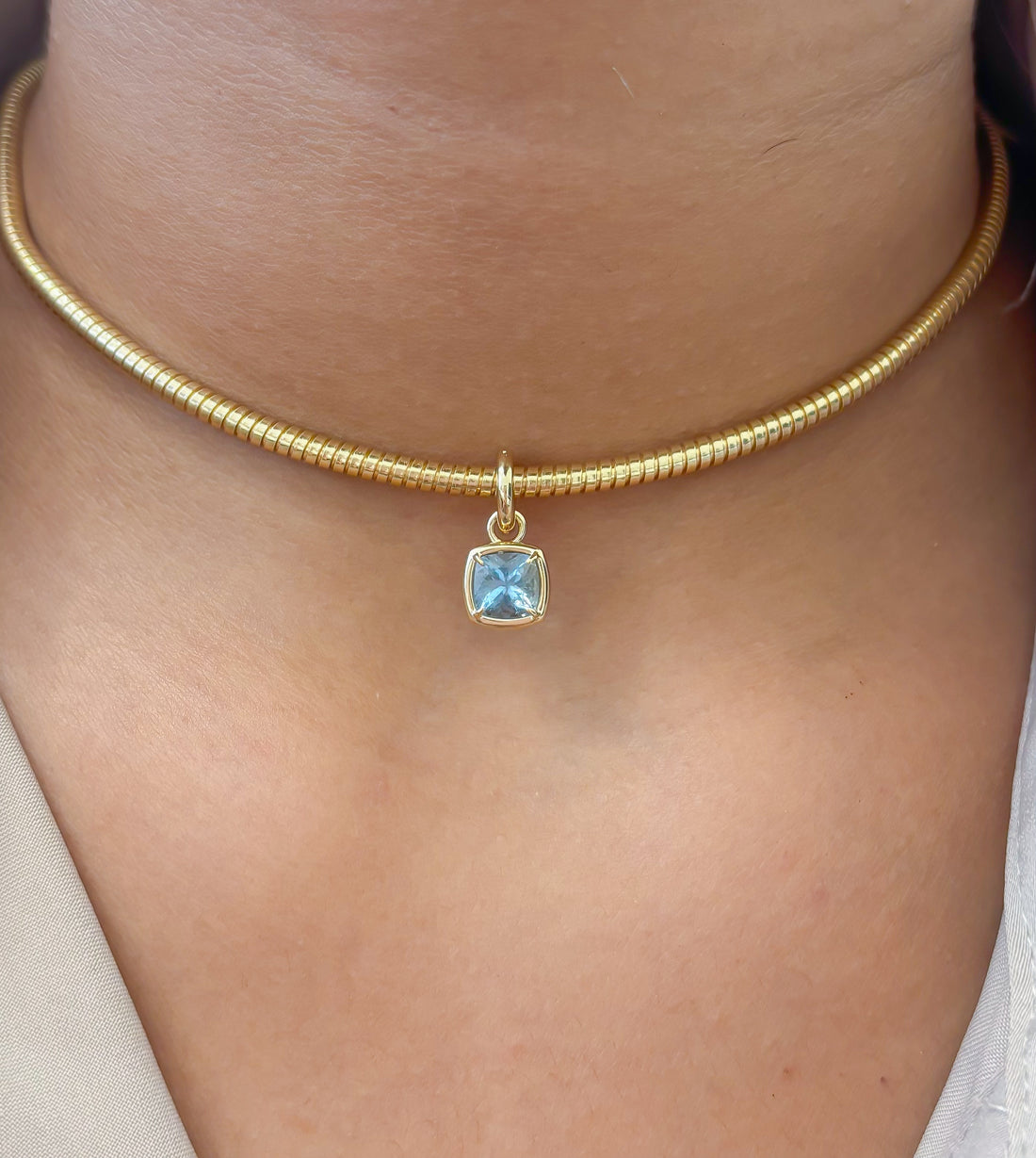 JPPD-1783/14322 Aquamarine Pendant | 14K